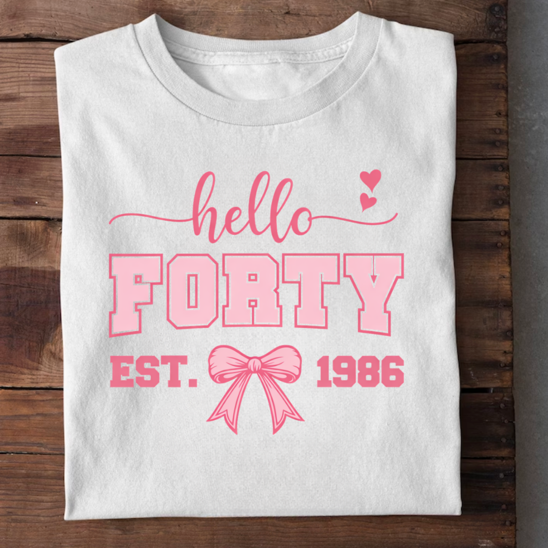 HELLO 40 EST 1986 QI