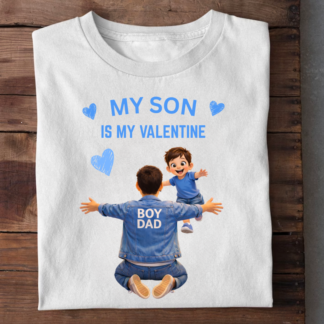 MY SON IS MY VALENTINE(BOY DAD)
