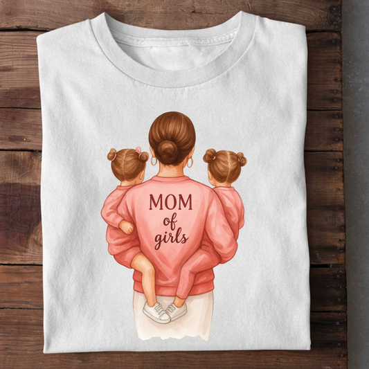 MOM OF GIRLS TEE QI