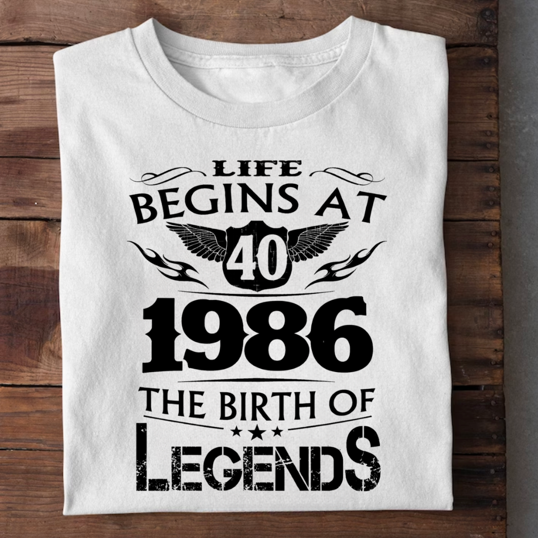 LIFE BEGINS 40-1986 LEGENDS QI