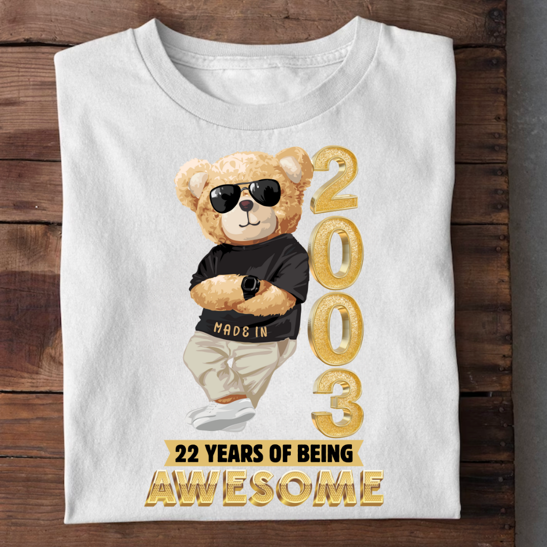 22-2003 YEARS OF BEING AWESOME QI