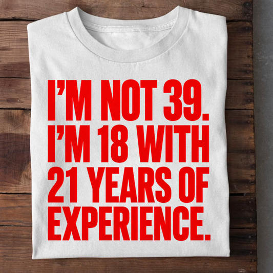 18 WITH 21 YEARS OF EXPERIENCE QI