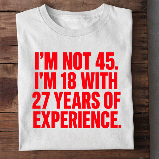 18 WITH 27 YEARS OF EXPERIENCE QI