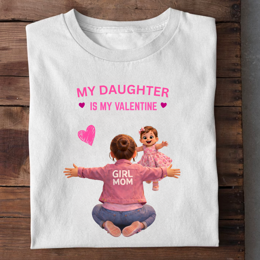 MY DAUGHTER IS MY VALENTINE(GIRL MOM)