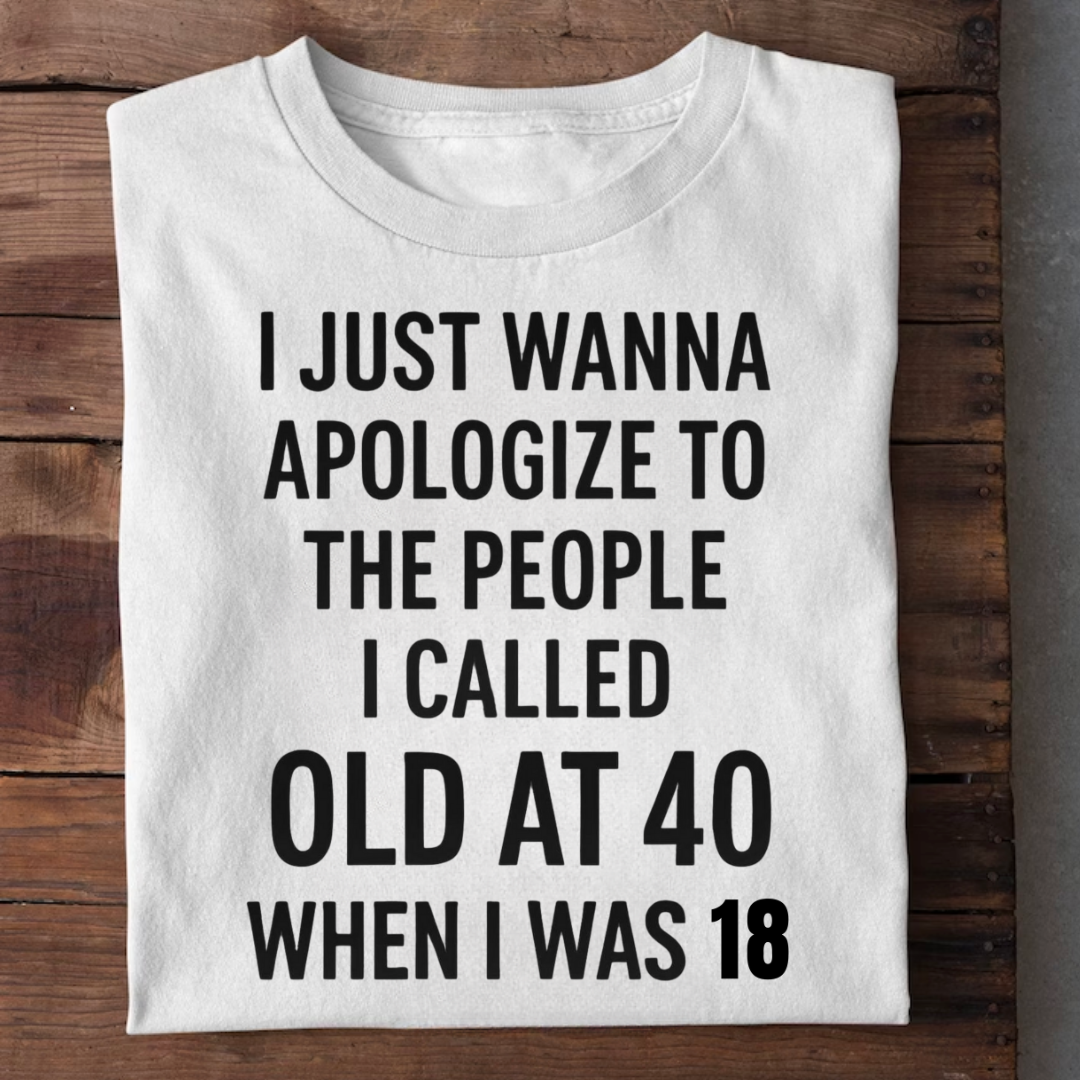 CALLED OLD AT 40 QI