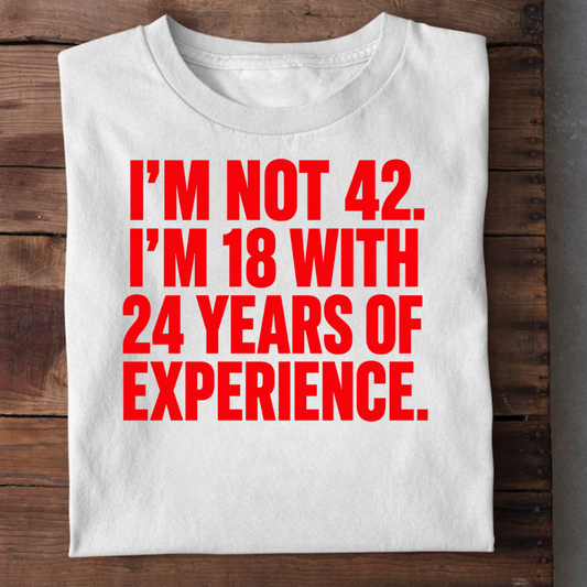 18 WITH 24 YEARS OF EXPERIENCE QI