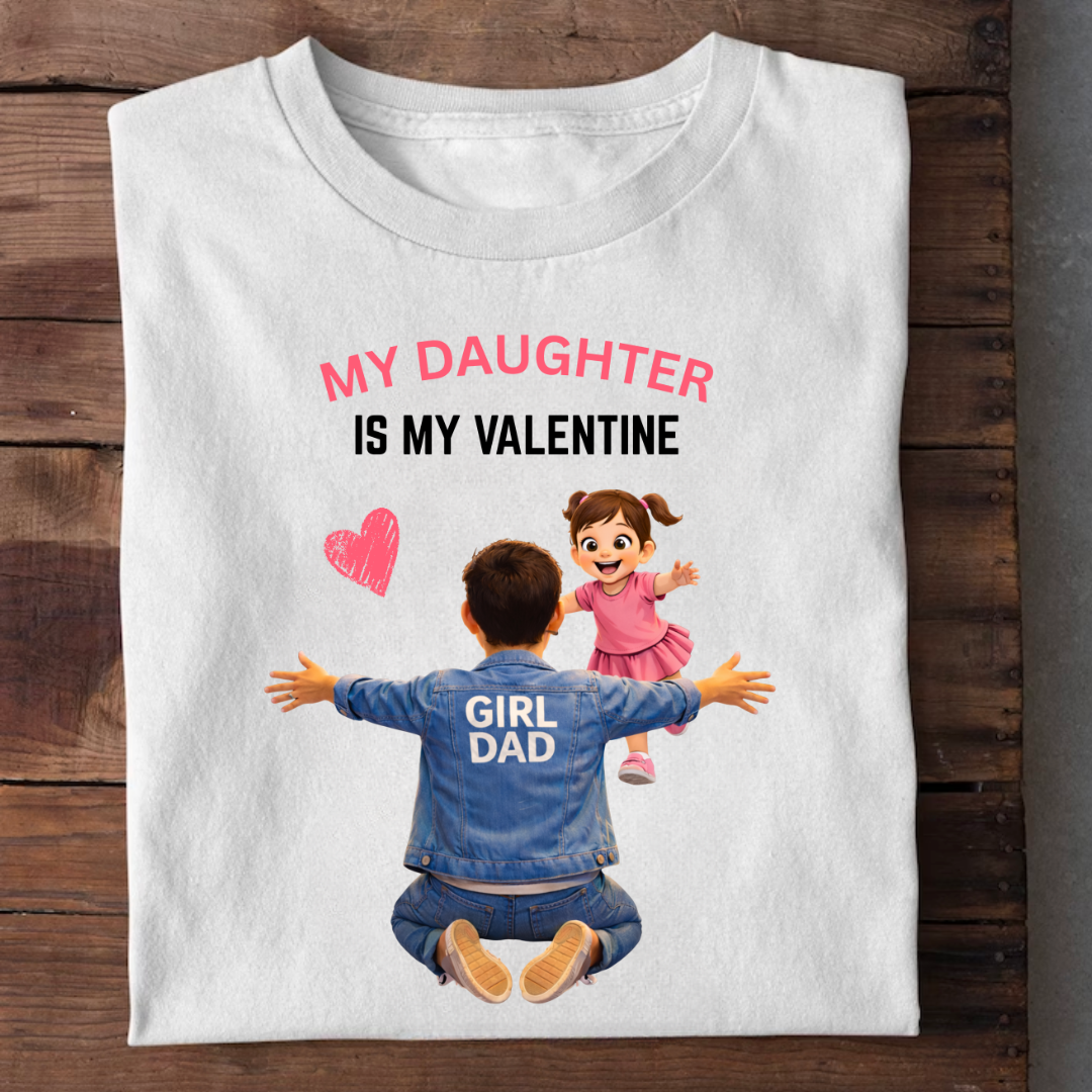MY DAUGHTER IS MY VALENTINE(GIRL DAD)