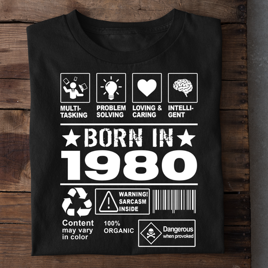 BORN IN 1980