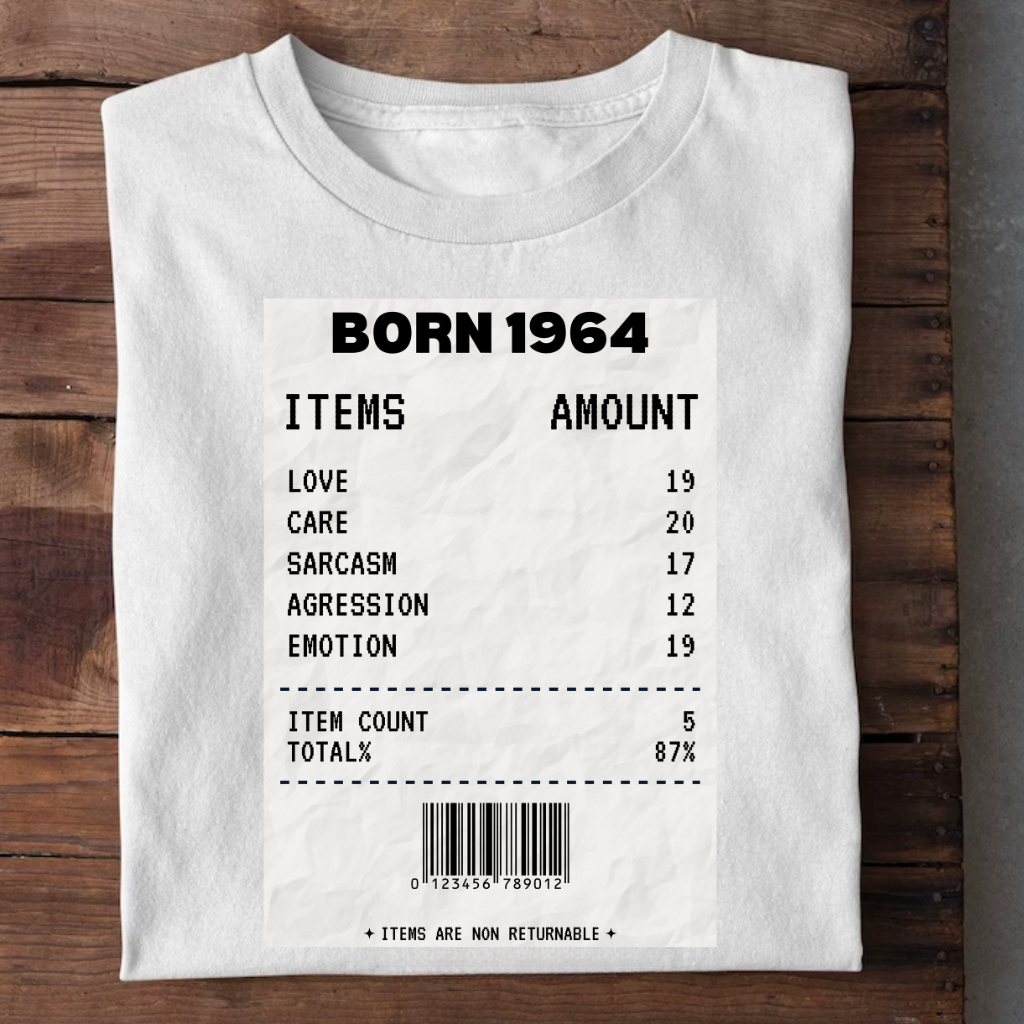 BORN 1964 ITEMS