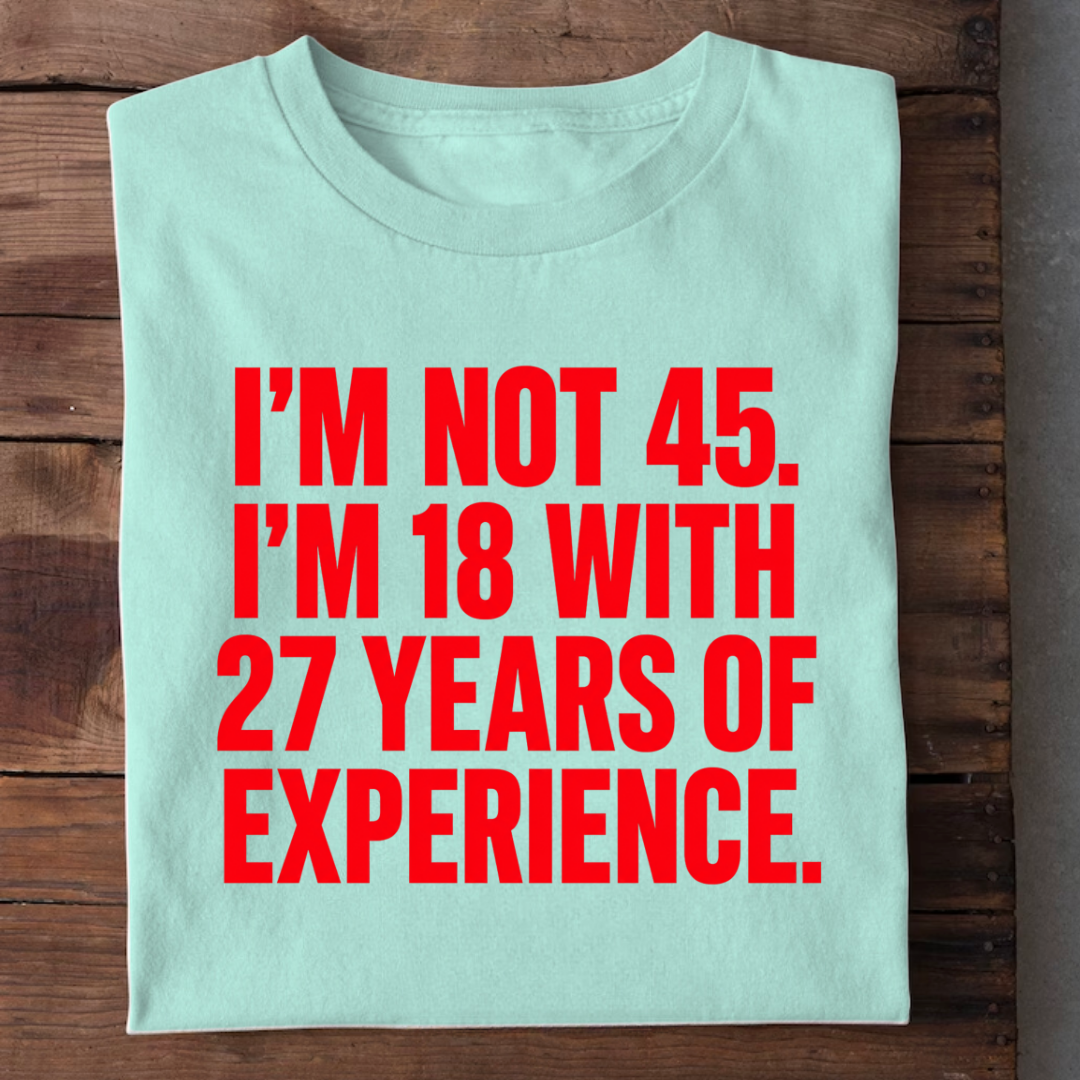 18 WITH 27 YEARS OF EXPERIENCE QI