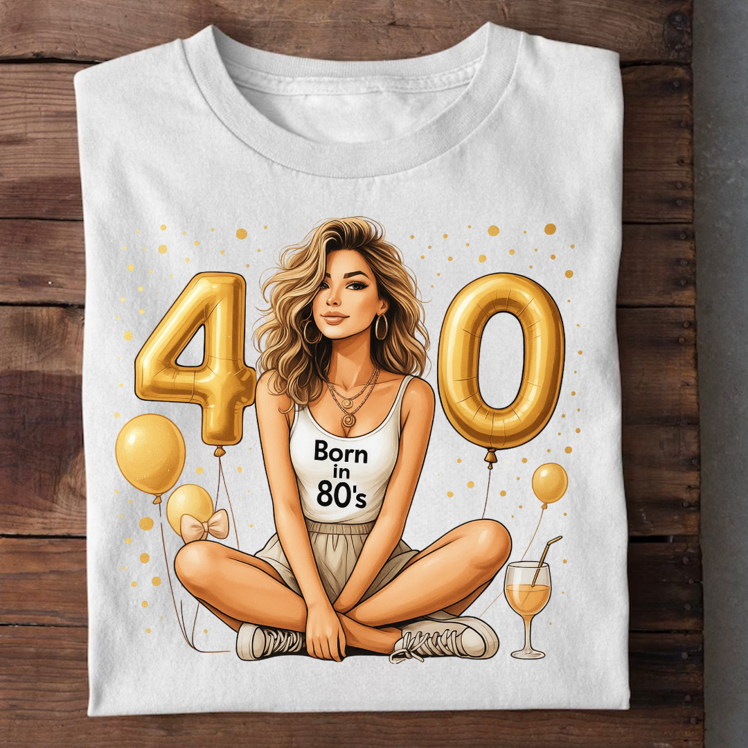 BEST 40TH BIRTHDAY SHIRT QI