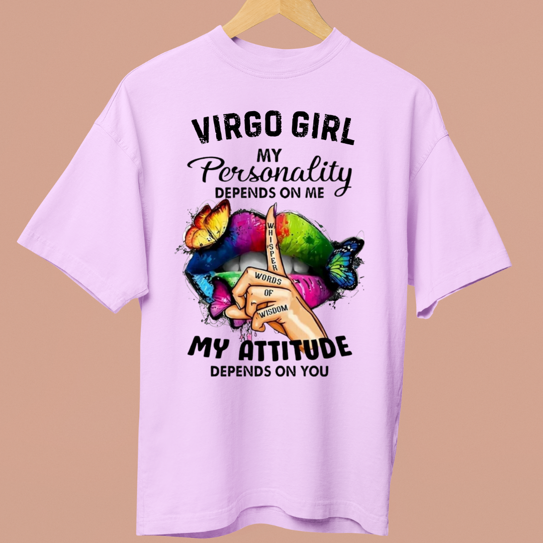 VIRGO GIRL ATTITUDE - OVERSIZE SHIRT