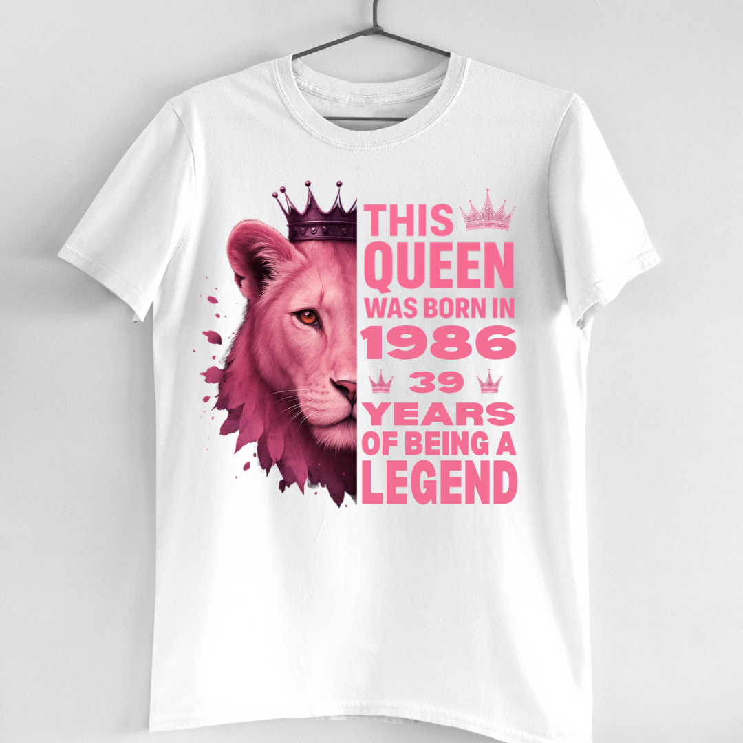 1986 QUEEN 39 YEARS BEING LEGEND