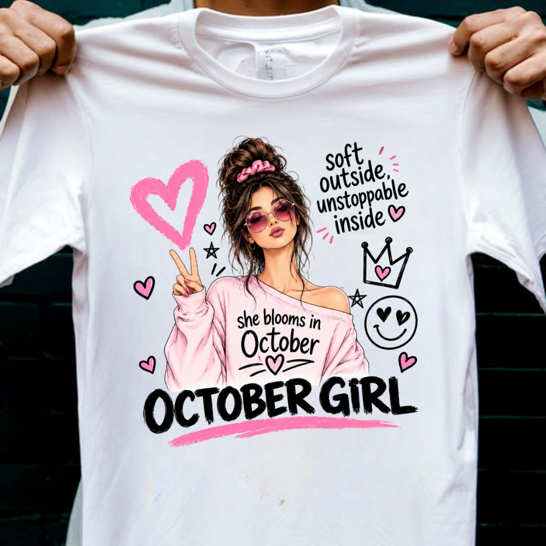 OCTOBER GIRL TEE QI