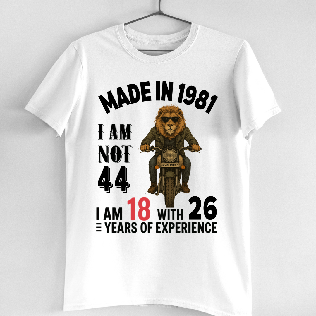MADE IN 1981 I M NOT44 QI