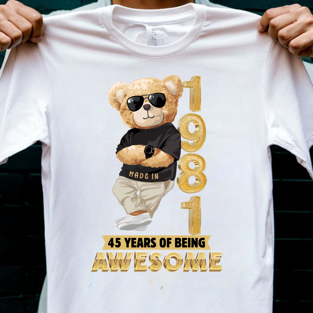 45-1981 YEARS OF BEING AWESOME QI
