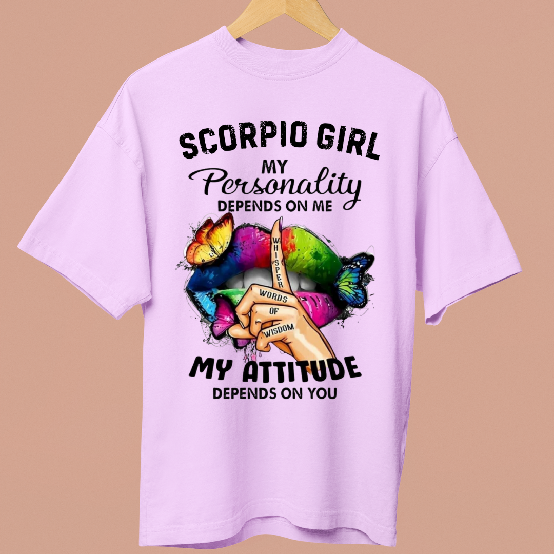 SCORPIO GIRL ATTITUDE - OVERSIZE SHIRT