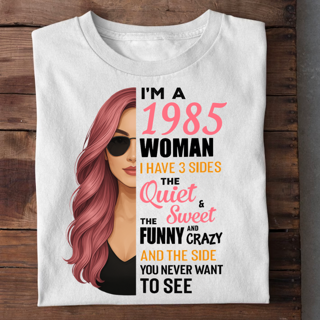 1985 WOMAN WITH 3 SIDES QI