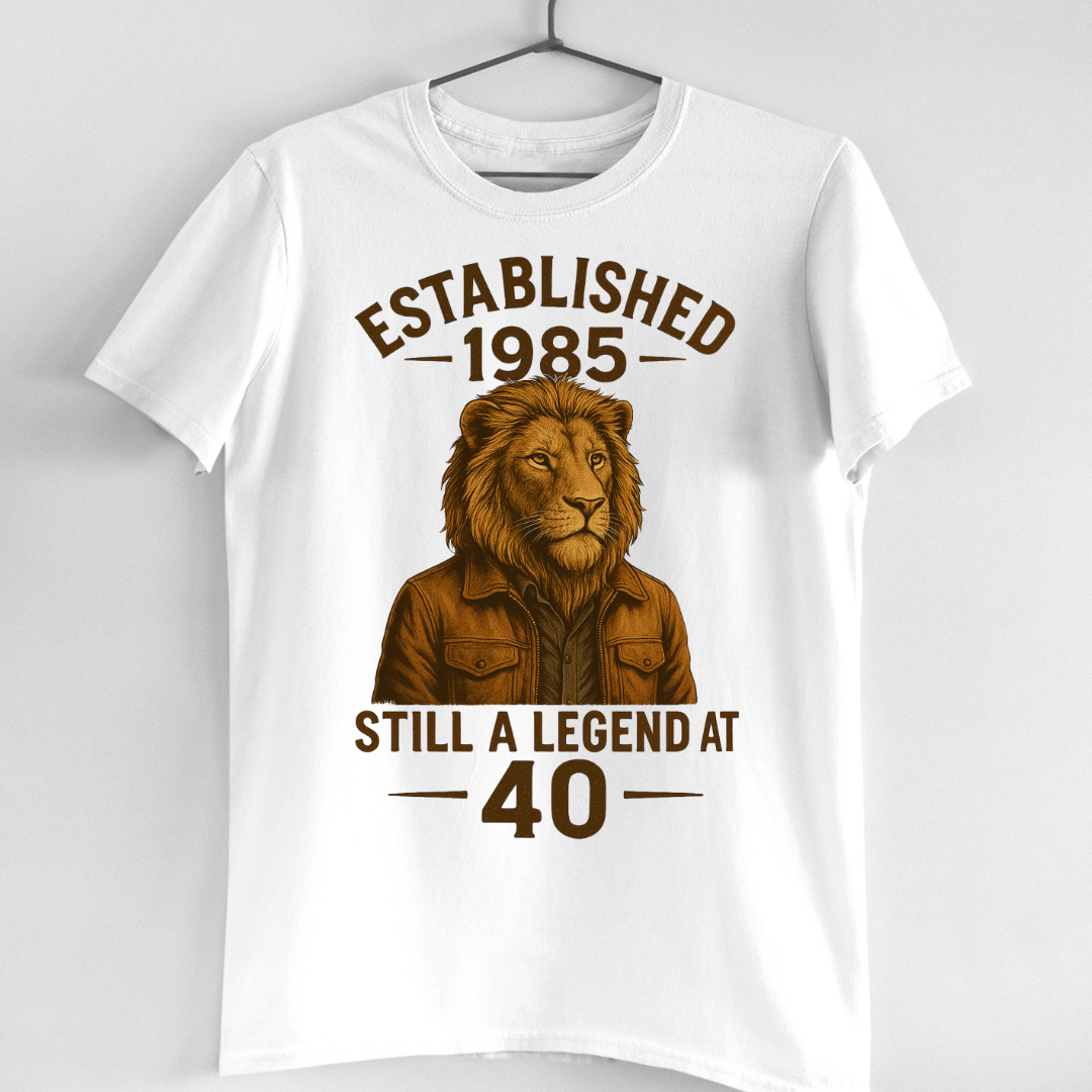 ESTABLISHED IN 1985 LEGEND AT 40 QI