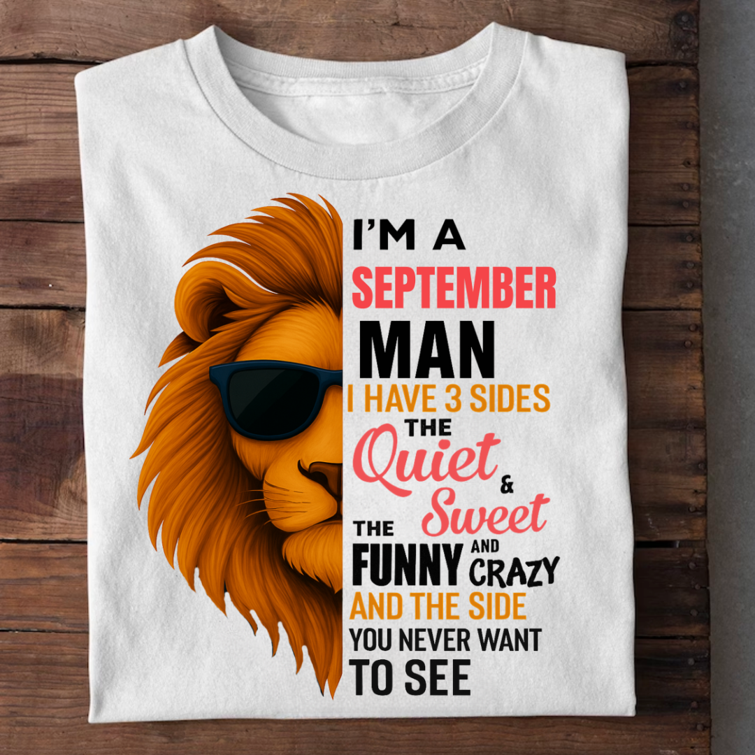 SEPTEMBER MAN WITH 3 SIDES QI