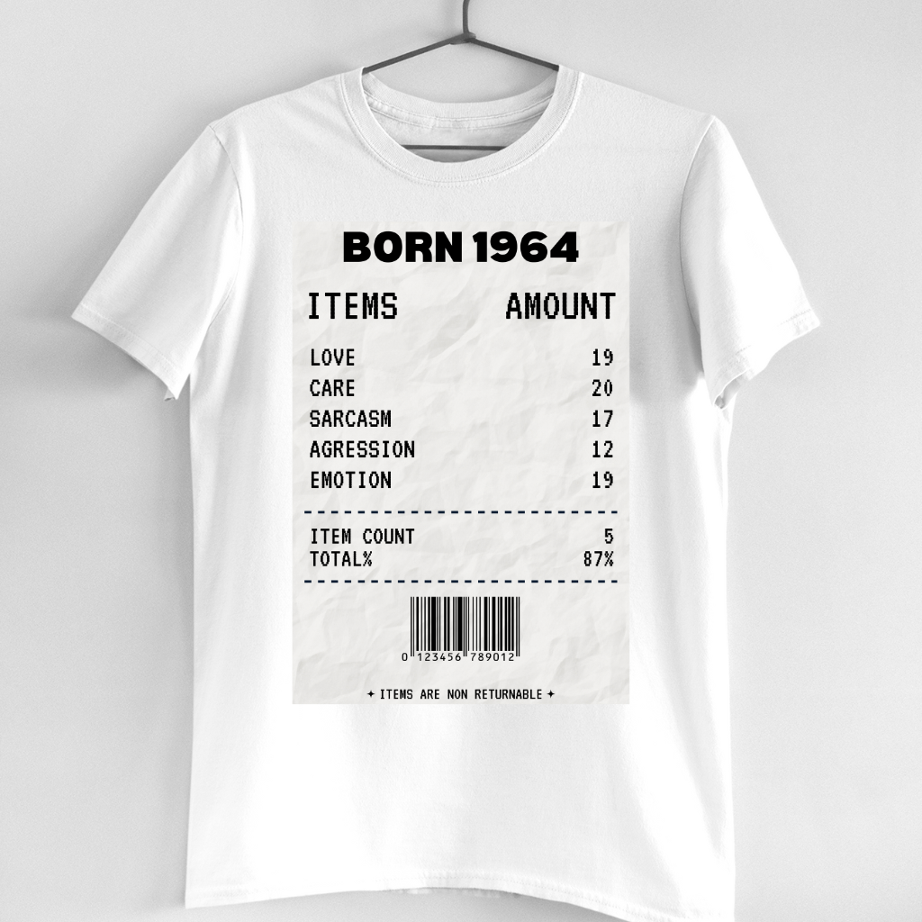 BORN 1964 ITEMS