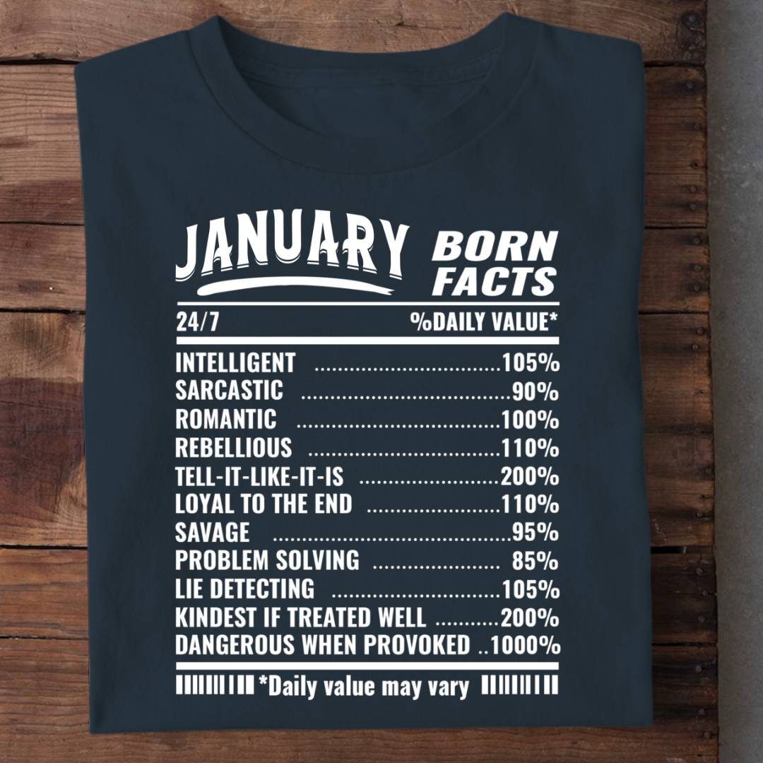 JANUARY BORN FACT QI