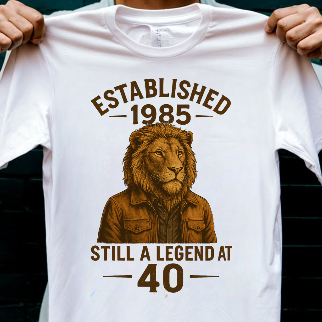 ESTABLISHED IN 1985 LEGEND AT 40 QI