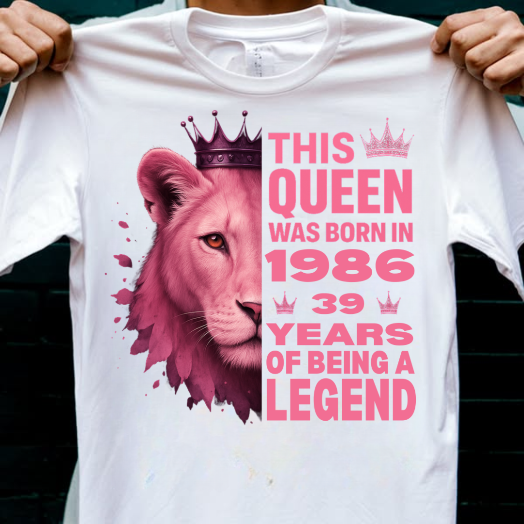 1986 QUEEN 39 YEARS BEING LEGEND