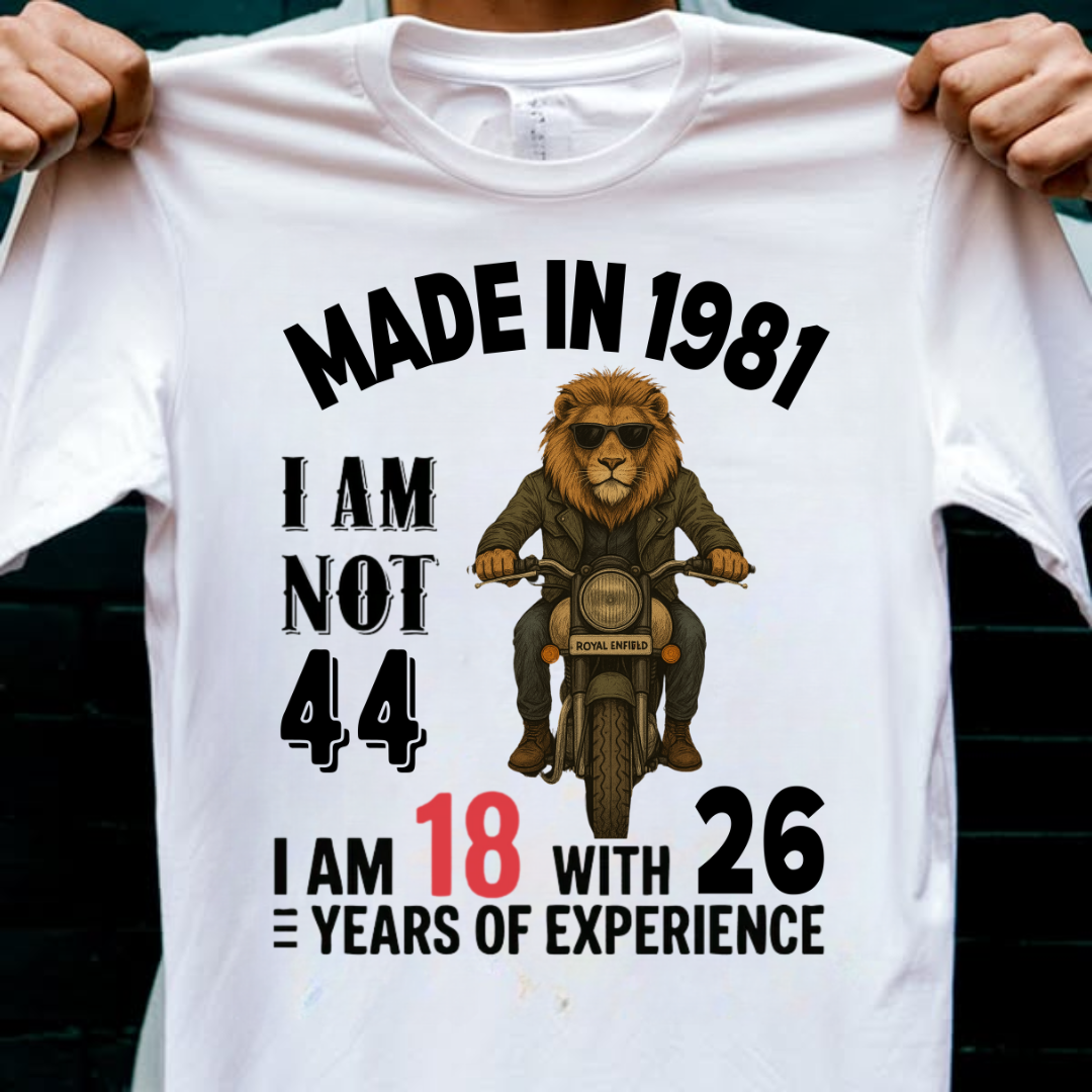 MADE IN 1981 I M NOT44 QI