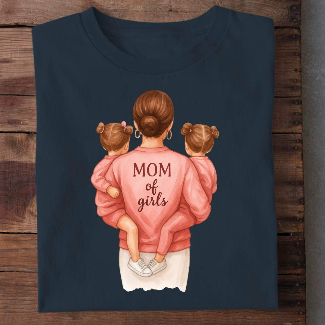 MOM OF GIRLS TEE QI