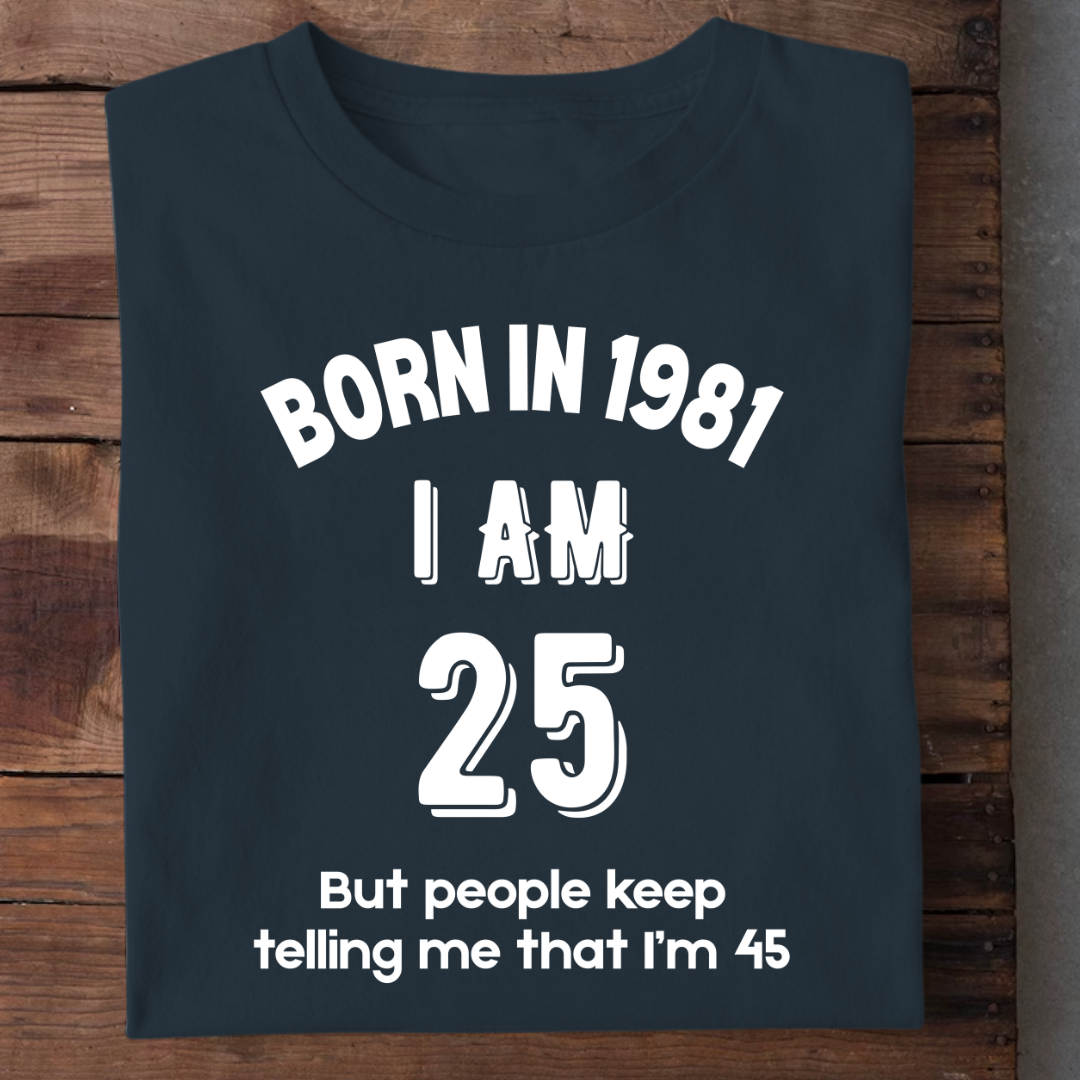 BORN IN 1981 I AM 25 QI