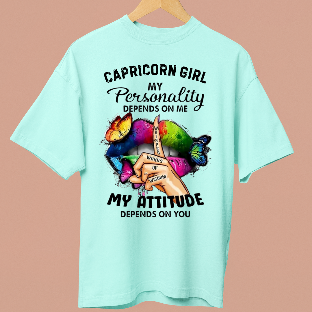 CAPRICORN GIRL ATTITUDE - OVERSIZE SHIRT