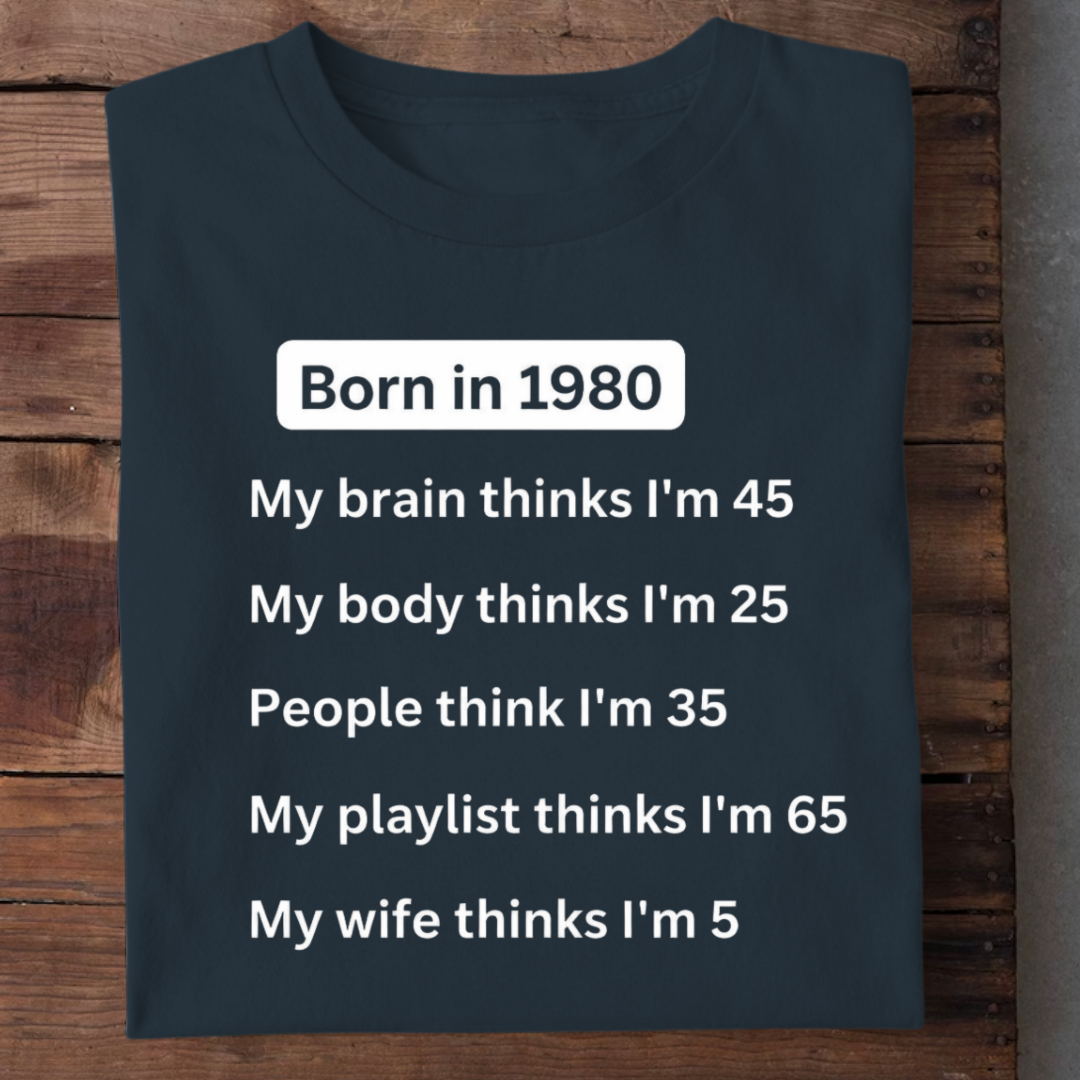 BORN 1980 MY WIFE THINKS 5 QI