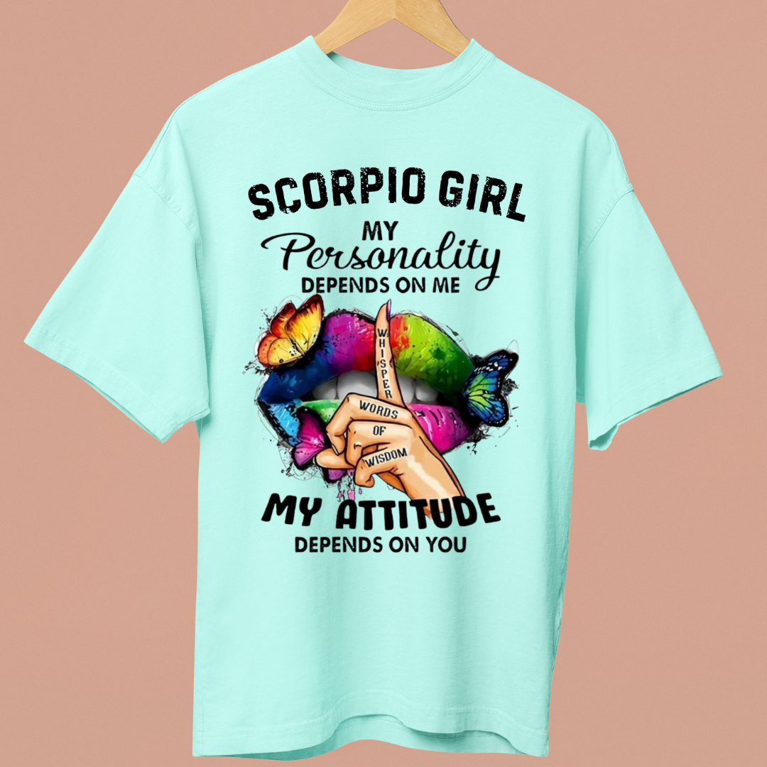 SCORPIO GIRL ATTITUDE - OVERSIZE SHIRT