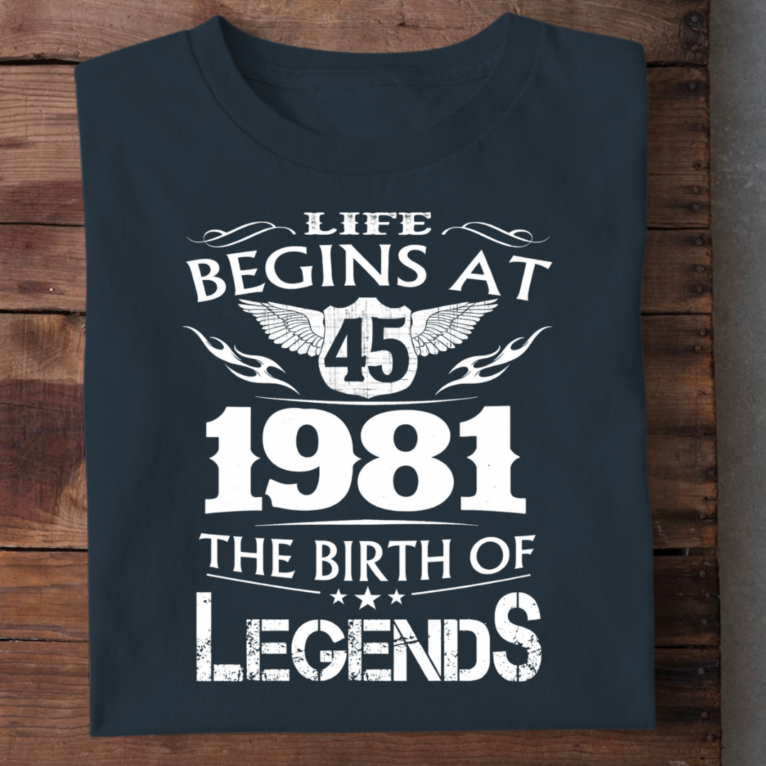 LIFE BEGINS 45-1981 LEGENDS QI
