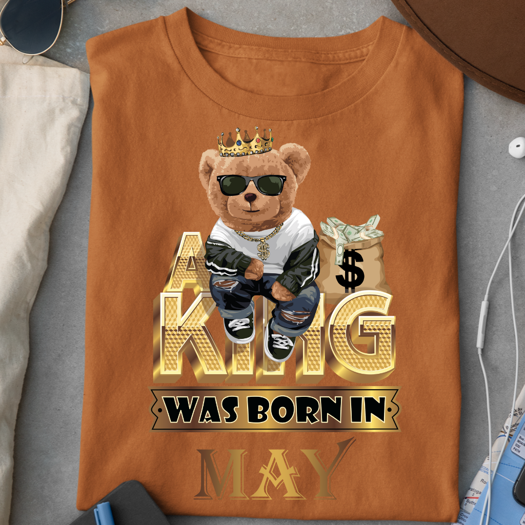 KING WAS BORN IN MAY