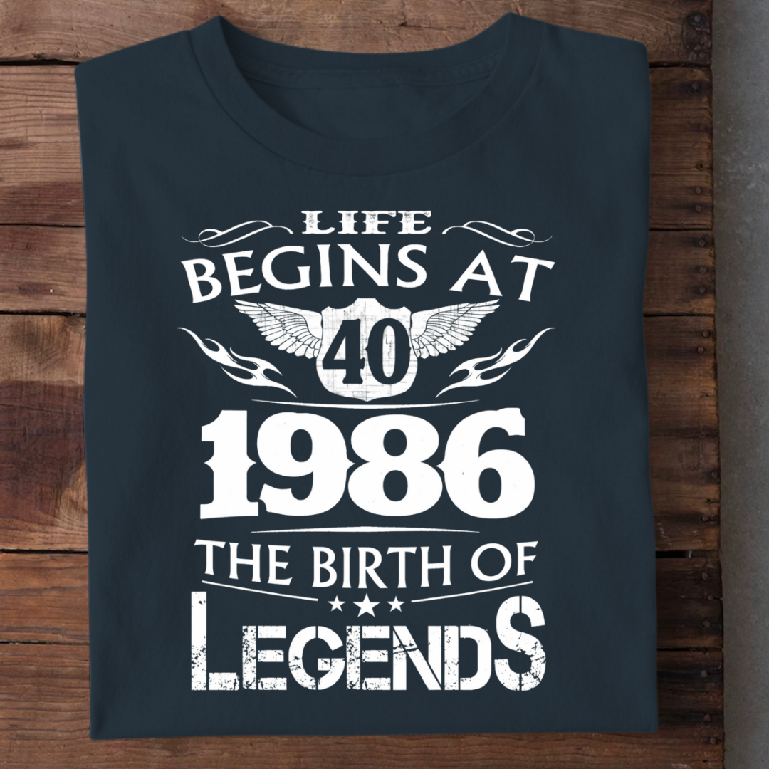 LIFE BEGINS 40-1986 LEGENDS QI