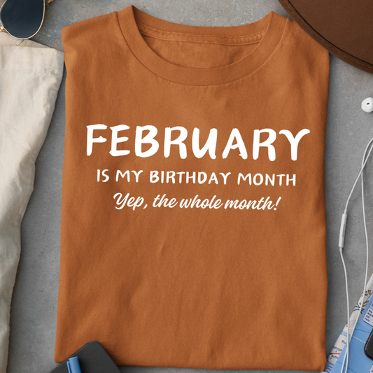 FEBRUARY MY BIRTHDAY MONTH