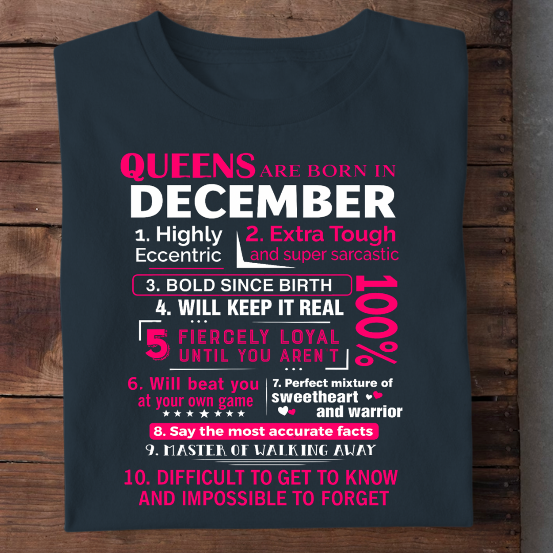 DECEMBER QUEEN FACTS QI