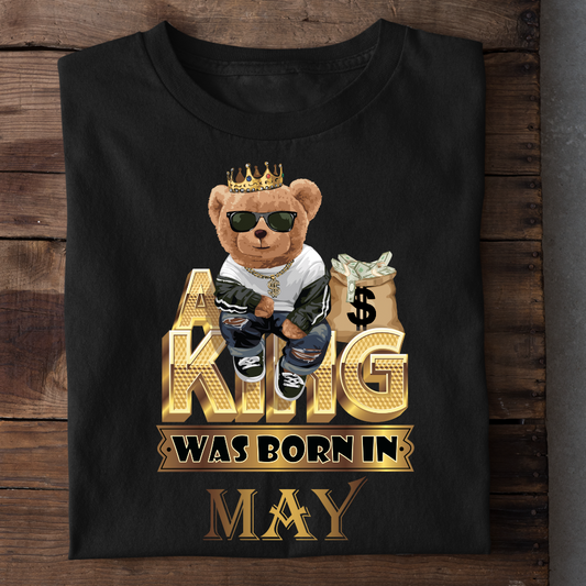 KING WAS BORN IN MAY