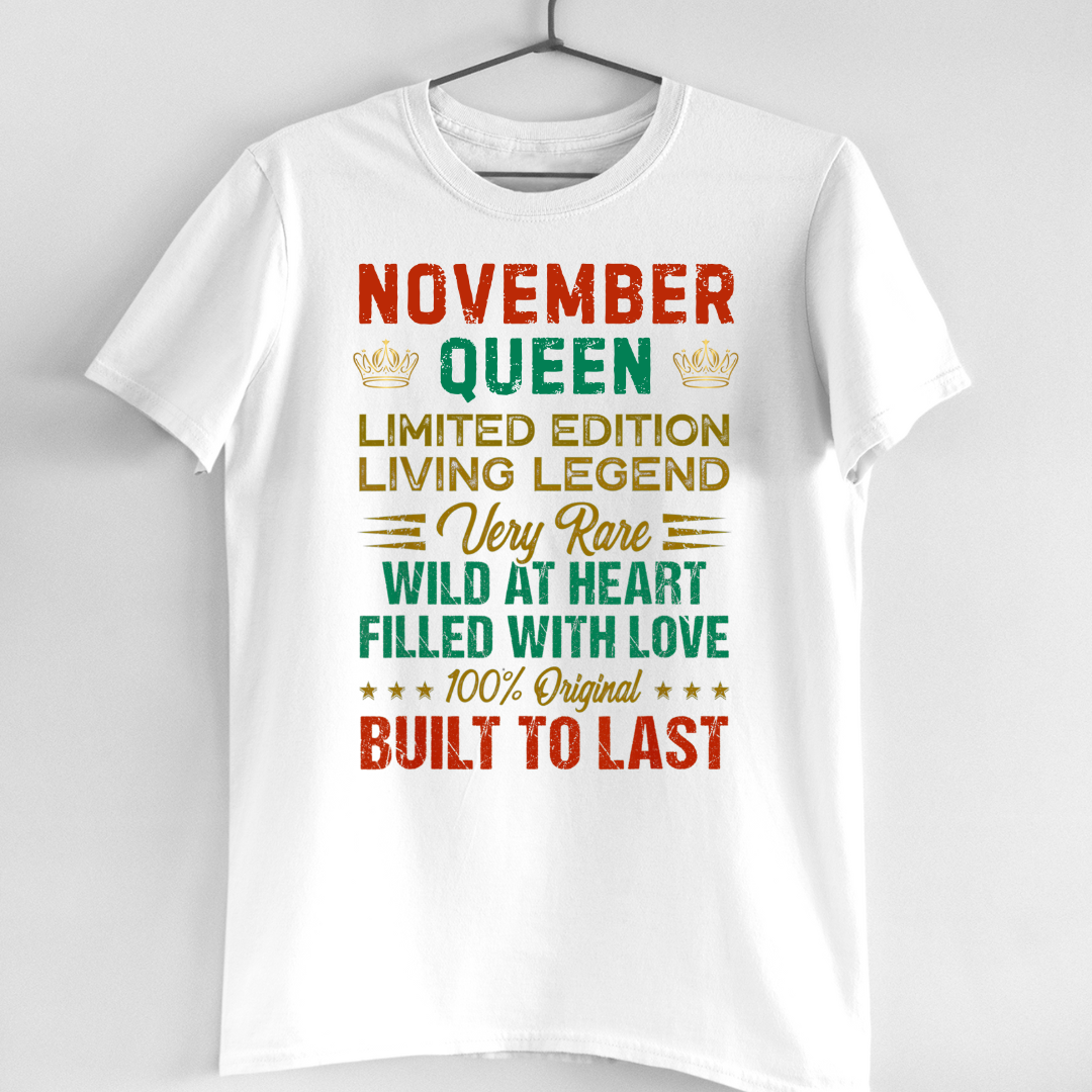 NOVEMBER QUEEN BUILT TO LAST