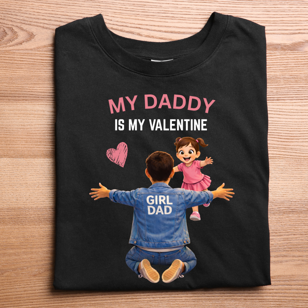 MY DADDY MY VALENTINE(GIRL DAD)