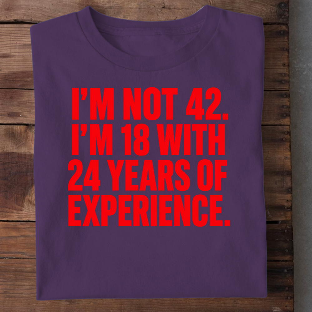 18 WITH 24 YEARS OF EXPERIENCE QI