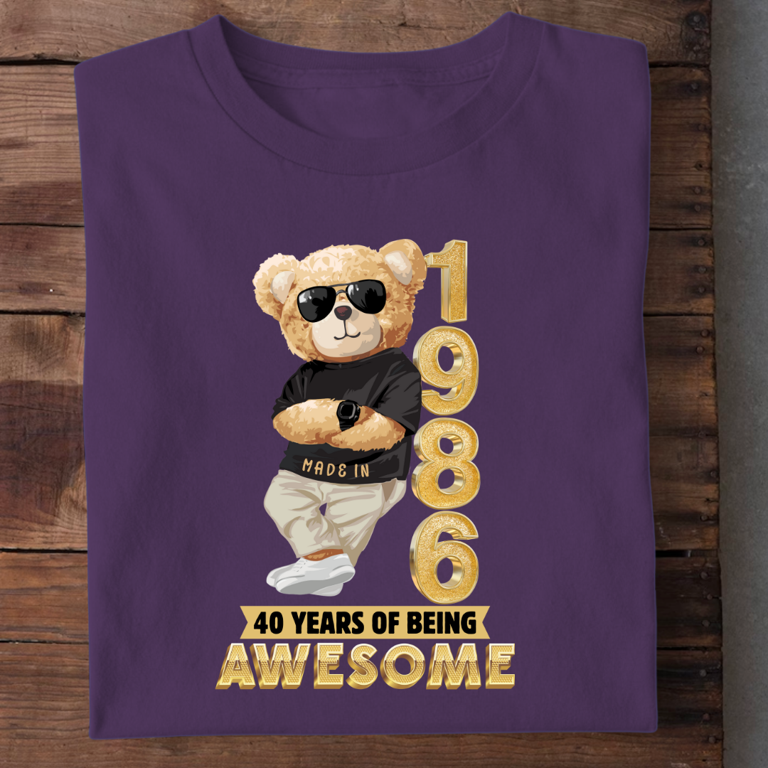 40-1986 YEARS OF BEING AWESOME QI