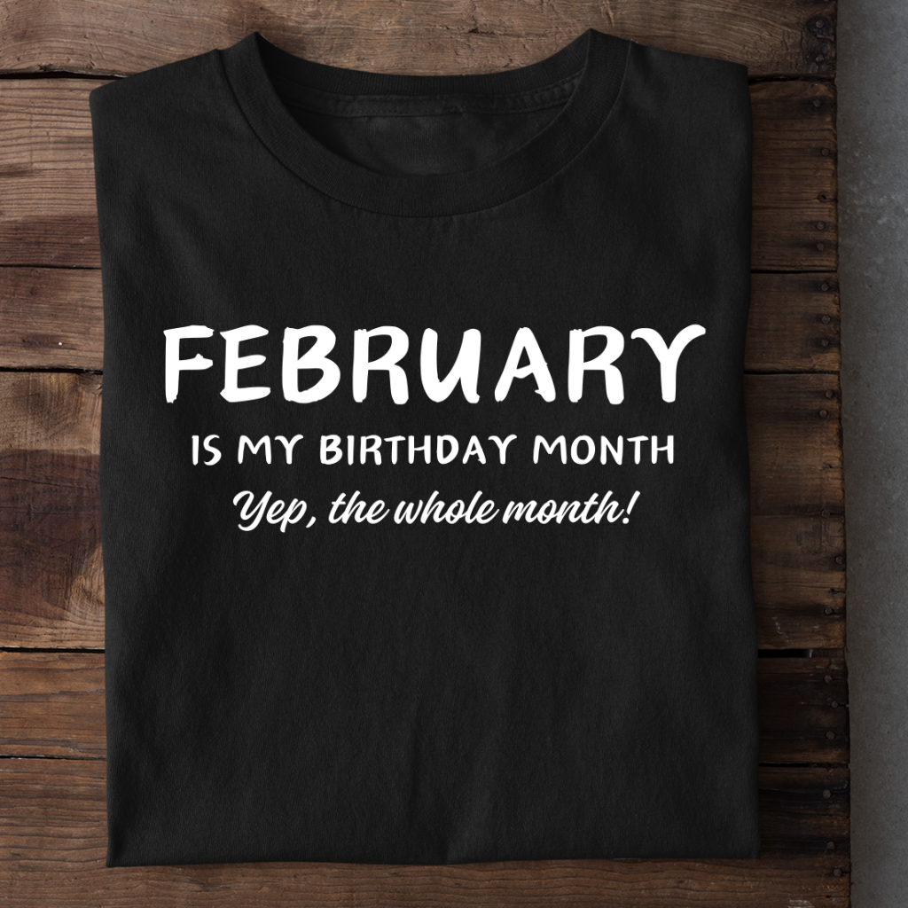 FEBRUARY MY BIRTHDAY MONTH