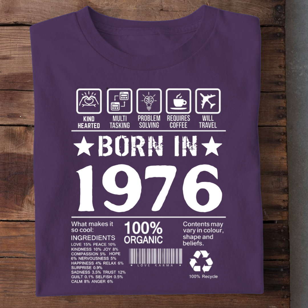 BORN IN 1976 QUALITIES QI