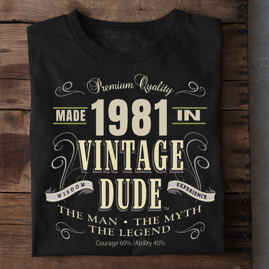 1981 VINTAGE DUDE