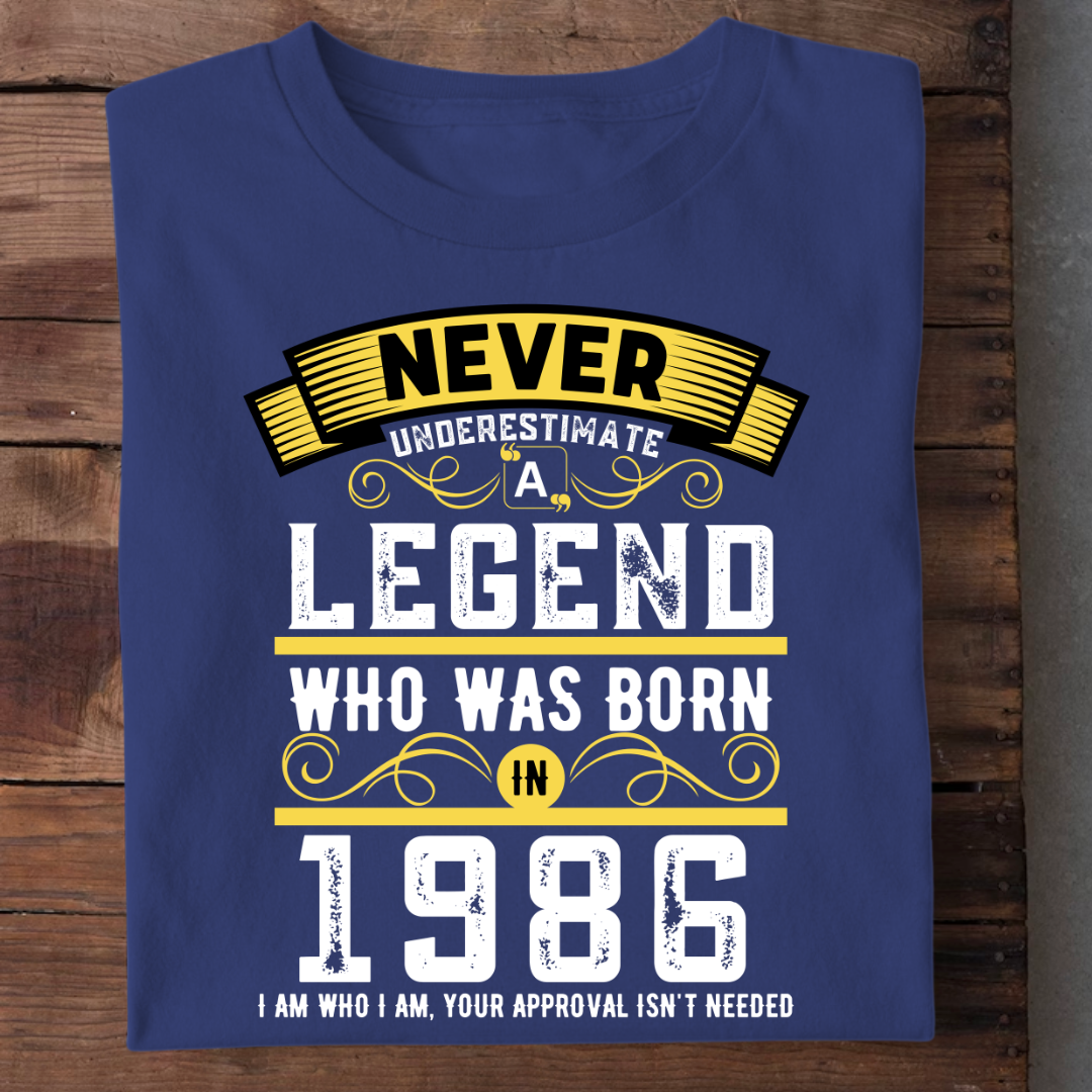 NEVER UNDERESTIMATE 1986 LEGEND QI