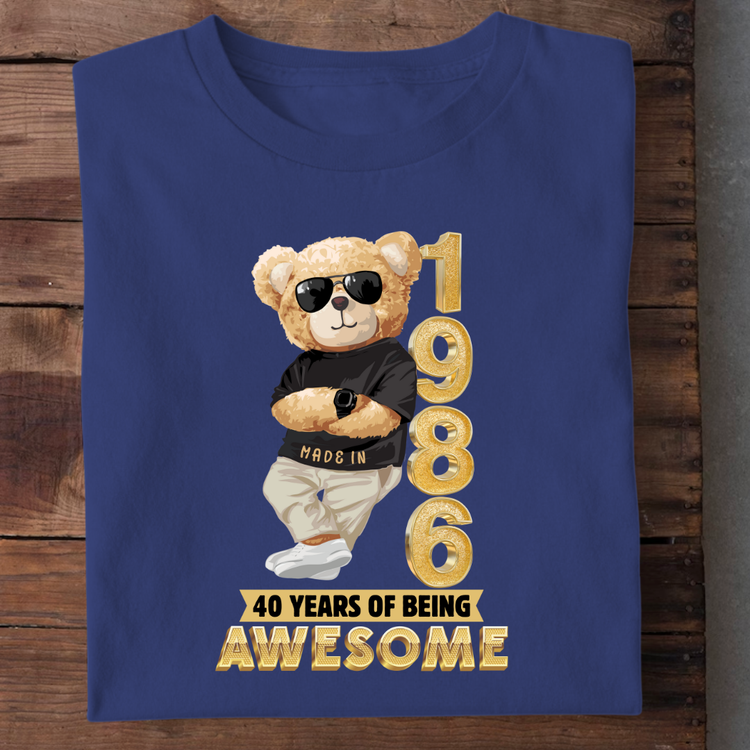 40-1986 YEARS OF BEING AWESOME QI