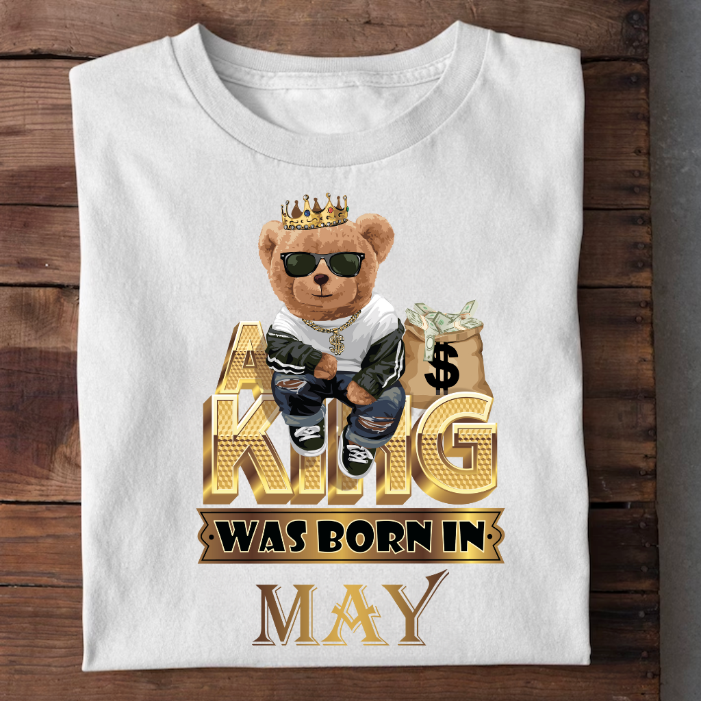 KING WAS BORN IN MAY